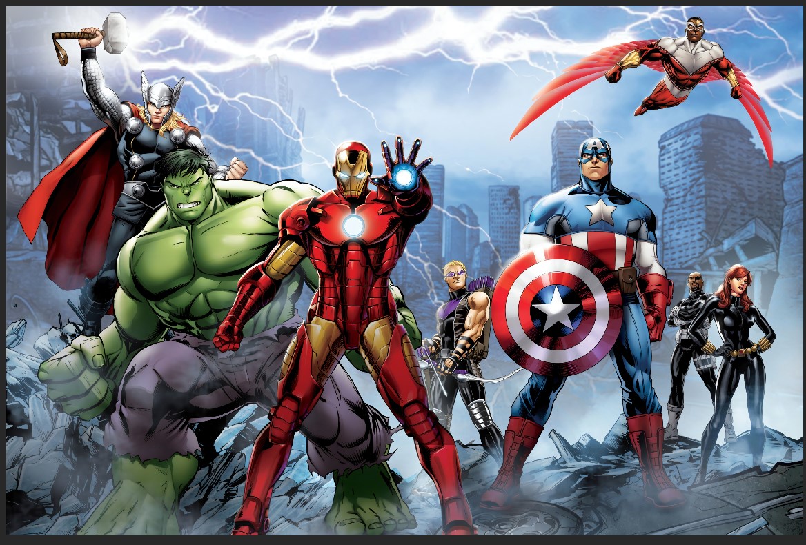The Marvel Avengers Wall Poster For Room With Gloss Lamination M25 Paper  Print - Comics, Movies, Gaming posters in India - Buy art, film, design,  movie, music, nature and educational paintings/wallpapers at